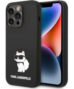 Karl Lagerfeld KLHCP14LSNCHBCK Aizmugurējais Apvalks Priekš Apple iPhone 14 Pro Neoriģinālie Maciņi