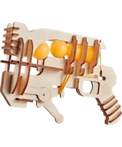 Extradigital Wooden Assembly Kit Ping Pong Ball Gun Konstruktori 