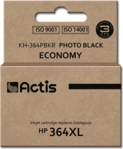 Actis KH-364PBKR Ink Cartridge (replacement for HP 364XL CB322EE; Standard; 12 ml; black, photo) Tintes printeru izejmateriāli