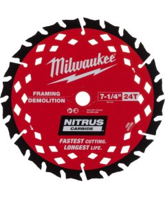 Griešanas disks Milwaukee 4932499376; CSB P WD; 190x30x1,6 mm; Z24 Zāģripas