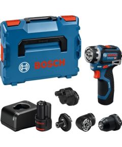 Urbjmašīna-skrūvgriezis Bosch PRO GSR 12V-32 FC; 12 V; 2x2,0 Ah akum. + L-Boxx 102 Urbjmašīnas un skrūvgrieži