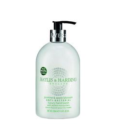 Baylis & Harding Anti-Bacterial Luxury Hand Wash - Antibacterial liquid hand soap Jasmine and apple blossom 500ml Smaržas - NESAKĀRTOTS