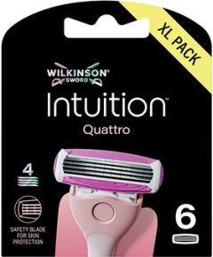 Wilkinson Sword Intuition Quattro ( 6 ks ) - Náhradní hlavice Smaržas - NESAKĀRTOTS