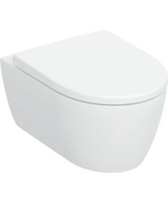 Geberit pods ar QR/SC vāku iCon rimless, stiprināms pie sienas, 355x530 mm, TurboFlush, balts Подвесные