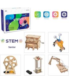 Extradigital Wooden Assembly Advanced Science Lab Kit, 5in1 STEM Educational Toys Konstruktori 