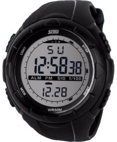 SKMEI DG1025 Gent Size Black Rokas pulksteņi 