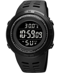SKMEI 1681 BK BK LED Alarm Rokas pulksteņi 