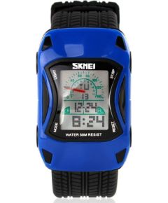 SKMEI 0961B Kids Blue Vaikiškas laikrodis Rokas pulksteņi 