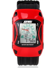 SKMEI 0961B Kids Red Vaikiškas laikrodis Rokas pulksteņi 