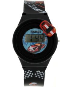 SKMEI 1376 BK BLACK Vaikiškas laikrodis Rokas pulksteņi 