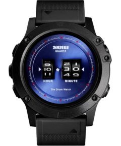 SKMEI Drum Roller Watch 1546 BU Blue Rokas pulksteņi 