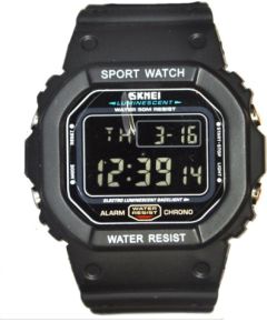 SKMEI DG1134BK Black Digital Rokas pulksteņi 