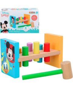 Koka attīstoša rotaļlieta ar āmuru 21 cm, Disney Baby no12 men+ CB48707 Galda spēles