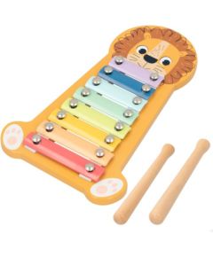 Koka ksilofons Lauva 26 cm +1 CB47578 Muzikālās rotaļlietas