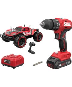 Akumulatora triecienurbjmašīna-skrūvgriezis Skil 3021RC; 20 V; 1x2,0 Ah akum. Urbjmašīnas un skrūvgrieži