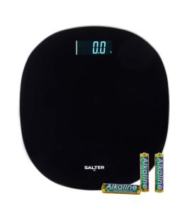 Salter SA00709BFEU12 Round Electronic Scale, Black Весы для тела