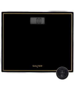 Salter 9207 BGHCFEU12  Compact Electronic Bathroom Scale, Black Ķermeņa svari