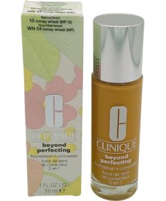 Clinique, Beyond Perfecting, Full Coverage, Natural Finish, Liquid Foundation & Concealer 2-In-1, 10, Honey Wheat, 30 ml Духи и косметика
