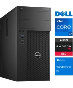 DELL 3620 Tower i7-7700 32GB 256SSD M.2 NVME RX560 4GB WIN10Pro Atjaunoti personālie datori