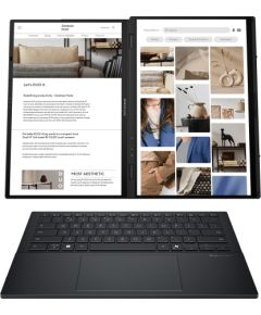 Asus Zenbook Duo UX8406CA-QL287W Inkwell Gray 14 " OLED Touchscreen FHD 1920 x 1200 pixels Intel Core Ultra 7 255H 16 GB LPDDR5X Solid-state drive capacity 1000 GB Intel Arc Graphics Windows 11 Home 802.11be Bluetooth version 5.4 Keyboard language US inte Ноутбуки