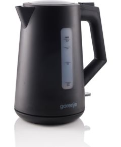 Gorenje K17OPB Kettle Electric 2200 W 1.7 L Plastic 360° rotational base Black Tējkannas (elektriskās)