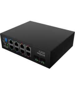 Lanberg Switch PoE 4xBT 4xAT 4xSFP Din Unmanagment Gigabit Ethernet ILGE-8P-2S-120 Unmanaged Din rail Коммутаторы (Switch)