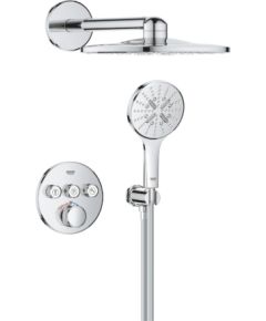 Grohe dušas sistēma ar termostatu Grohtherm Smartcontrol/Rainshower SmartActive 310, hroms (bez SmartBox)  Смесители для душа / Душевые системы