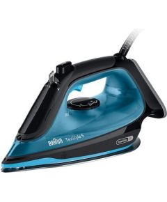 Braun TexStyle 5 Steam iron Ceramic soleplate 2600 W Black, Blue Gludekļi un sistēmas