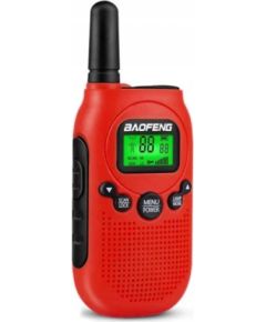 Walkie-Talkie Baofeng BF-T6 Panda Red Rācijas