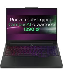 Lenovo Legion Pro 7 16IAX10H Intel Core Ultra 9 275HX Laptop 40.6 cm (16") WQXGA 64 GB DDR5-SDRAM 1 TB SSD NVIDIA GeForce RTX 5090 Wi-Fi 7 (802.11be) Windows 11 Home Black Ноутбуки