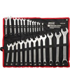 Kombinētu uzgriežņu atslēgu komplekts AWTools AW40119BL; 6-36 mm; 25 gab. Механические инструменты