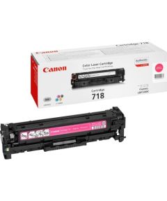 Canon CRG 718 (2660B002) Toner Cartridge, Magenta (SPEC) Lāzerprinteru izejmateriāli