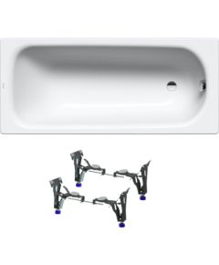 Kaldewei vanna Saniform Plus, 1600x750 mm, ar kājām 5030, balta tērauda Акриловые