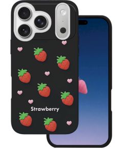 Mocco Strawberry Back Case Aizmugurējais apvalks priekš Apple iPhone 17 Pro Max Neoriģinālie Maciņi