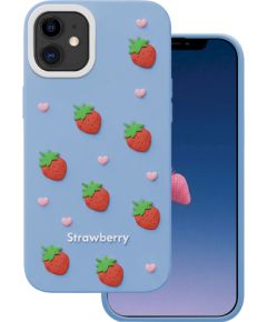 Mocco Strawberry Back Case Aizmugurējais apvalks priekš Apple iPhone 11 Neoriģinālie Maciņi