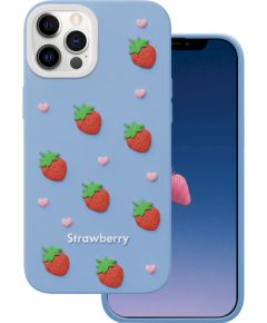 Mocco Strawberry Back Case Aizmugurējais apvalks priekš Apple iPhone 12 / 12 Pro Neoriģinālie Maciņi