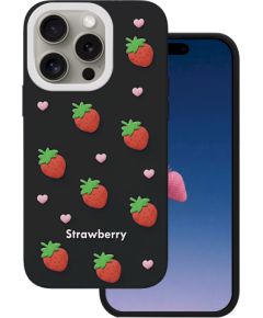 Mocco Strawberry Back Case Aizmugurējais apvalks priekš Apple iPhone 14 Pro / 15 Pro Neoriģinālie Maciņi