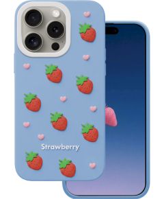 Mocco Strawberry Back Case Aizmugurējais apvalks priekš Apple iPhone 14 Pro / 15 Pro Neoriģinālie Maciņi