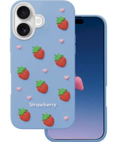 Mocco Strawberry Back Case Aizmugurējais apvalks priekš Apple iPhone 16 / 17 Neoriģinālie Maciņi