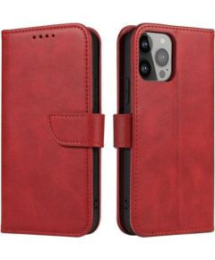 iLike Samsung  Galaxy A54 5G cover with flip wallet stand Red Neoriģinālie Maciņi