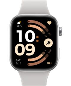 Xiaomi REDMI Watch 6 Smart watch GPS (satellite) AMOLED 2.07" Waterproof Silver Gray Smart-Watch Pulksteņi