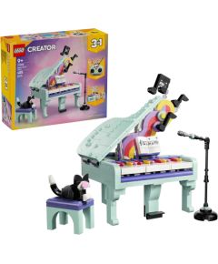 LEGO CREATOR 3 IN 1 31392 Music Decor Piano with Cat Jaunumi, Bērnu preces