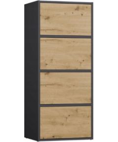 Top E Shop ALMA CHEST OF DRAWERS, ANTHRACITE/ARTISAN OAK Новинки Для дома и сада 