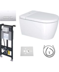 Duravit komplekts-pods SensoWash Starck F Lite Compact, rāmis, taustiņš A1, +pieslēguma komplekts, balts Крупная бытовая техника