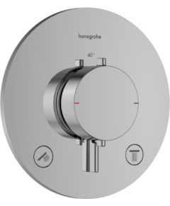 Hansgrohe termostata Ecostat Comfort S virsapmetuma daļa, 2 funkcijas, hroms Iebūvējamie