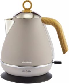 Elektriskā tējkanna, 2200 W, 1,7 l bēšā krāsā, KB 7707, Klausberg Tējkannas (elektriskās)
