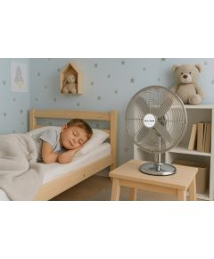 BLOW WENTYLATOR STOŁOWY 30CM SREBRNY METALOWY Вентиляторы