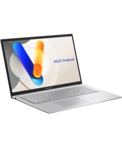 ASUS Vivobook 17 X1704VA-AU1067 Core 5 120U 17.3" FHD IPS-level Panel 60Hz 250nits AG 16GB DDR5 SSD512 Intel Graphics Cam720p 50WHrs NoOS Cool Silver Ноутбуки