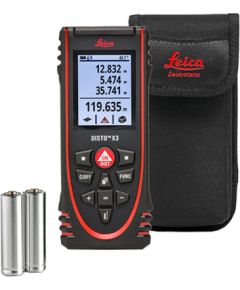 Leica Geosystems Lāzera tālmērs Leica Disto X3 Mērinstrumenti, Attāluma un līmeņa mērītāji