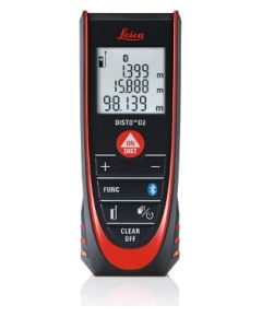 Leica Geosystems Lāzera tālmērs Leica Disto D2 Bluetooth Mērinstrumenti, Attāluma un līmeņa mērītāji